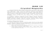 Menggunakan Crystall Report
