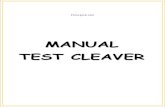 Test Cleaver Manual