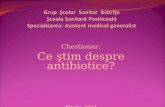 antibiotice chestionar
