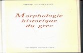 Chantraine Morphologie Historique Du Grec