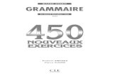 Grammaire, Niveau avancé, 450 nouveaux exercices (01)