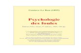 Gustave Le Bon Psycho Des Foules Alcan