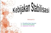 kebijakan stabilisasi