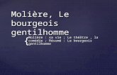 Molière, Le bourgeois gentilhomme