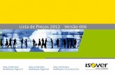 Lista Precios Isover 2012 PDF Pt