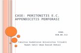 peritonitis appendicitis