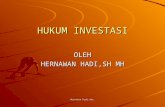 Hukum Investasi - Hernawan Hadi
