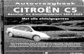 workshop manual Citroën C5phase1a
