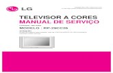 MANUAL DE SERVIÇO TV LG RP-29CC26