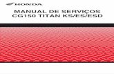 Honda CG 150 Titan KS-ES-ESD 03 - Service Manual