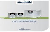 Power Electronics SD250 - Instrucciones de Manejo