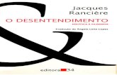 Jacques Rancière. O Desentendimento – filosofia e política