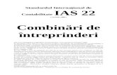 IAS Standardul International de Contabilitate IAS 22