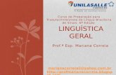 Parte 1   linguística geral apresentação