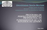 Programa de Perfeccionamiento Profesional en Fundamentos de los Estudios de Género