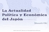 Actualidad política y economía del Japón (Masashi Oki)