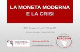 La moneta moderna e la crisi - Ass. ME-MMT Toscana - Economia per la piena occupazione - Incontro con gli studenti