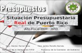 Conferencia situación presupuestaria real de Puerto Rico