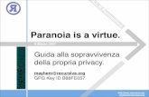 Paranoia is a virtue
