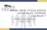 Dogus University-Web Application Security