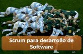 Scrum para desarrollo de software