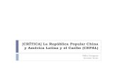 [Critica] China y América Latina y el Caribe (CEPAL)
