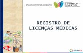 Siarhes - Registro de licenças médicas