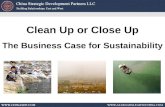 Clean Up Or Close Up   Business Case For Sustainability