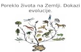 Poreklo zivota na Zemlji. Dokazi evolucije.