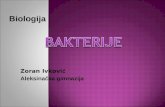 L165 - Biologija - Bakterije - Zoran Ivković - Danijela Veljković