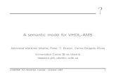 A Semantic Model for VHDL-AMS (CHARME '97)