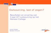 Outsourcing last of zegen