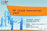 CRIP HP Cloud Generation