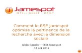 Jamespot search 2012