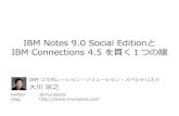 IBM Notes 9.0 Social EditionとIBM Connections 4.5を貫く一本の線