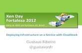 Deploying infrastructure as-a-service with cloudstack