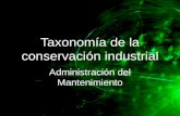 Taxonomia de la conservacion industrial