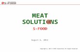 MEAT SOLUTIONS S-FOOD