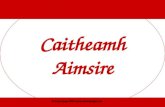 Caitheamh aimsire powerpoint
