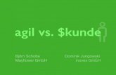 Agil vs. $kunde