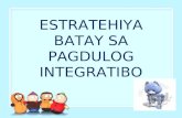 Mga Estratehiya Batay sa Dulog Integratibo