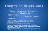 Apuntes de mineralogía
