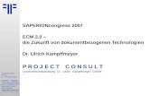 [DE] ECM 2.0 - Die Zukunft dokumentbezogener Technologien | Ulrich Kampffmeyer | German | Handout version