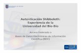 Autenticación Shibboleth: Experiencia de la Universidad del Bío-Bío