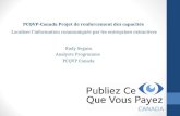 Kady Seguin - PCQVP-Canada Projet de renforcement des capacités Localiser l'information communiquée par les entreprises extractives