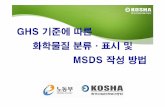 Ghs 기준에 따른_화학물질_분류·표지_및_msds_작성방법