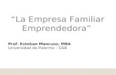 La Empresa Familiar Emprendedora