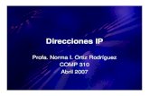 Direcciones IPv4 e IPv6