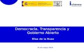 Democracia, Transparencia y Gobierno Abierto
