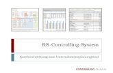 RS-Controlling-System Kurzanleitung - Unternehmensplanung leicht erklärt